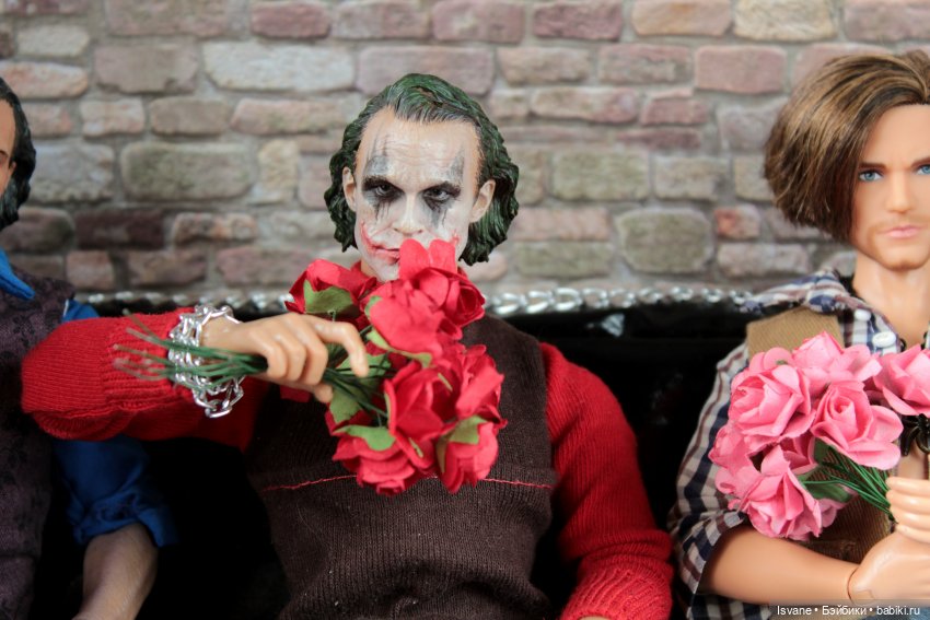 Моя коллекция. Кукольные мужчины: Джонатан Керлинг (Heath Ledger Joker Head Sculpt) (фото 7)