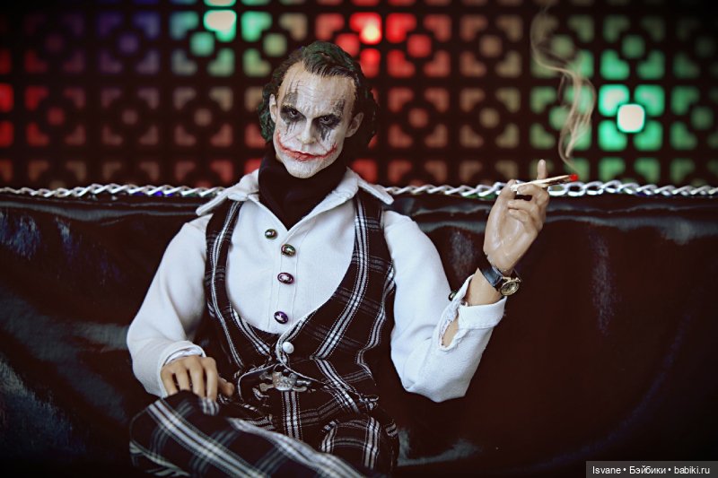 Моя коллекция. Кукольные мужчины: Джонатан Керлинг (Heath Ledger Joker Head Sculpt)