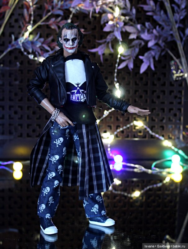 Моя коллекция. Кукольные мужчины: Джонатан Керлинг (Heath Ledger Joker Head Sculpt)