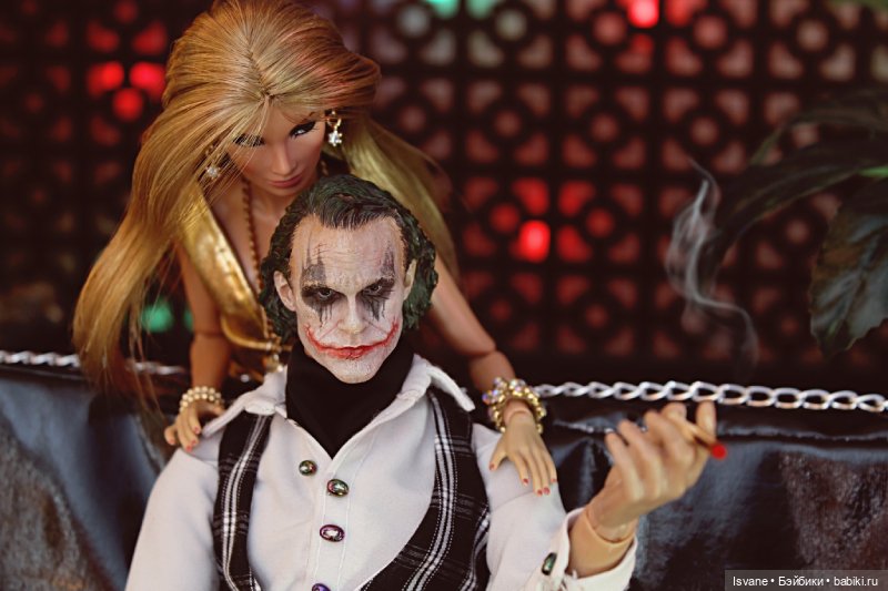 Моя коллекция. Кукольные мужчины: Джонатан Керлинг (Heath Ledger Joker Head Sculpt)