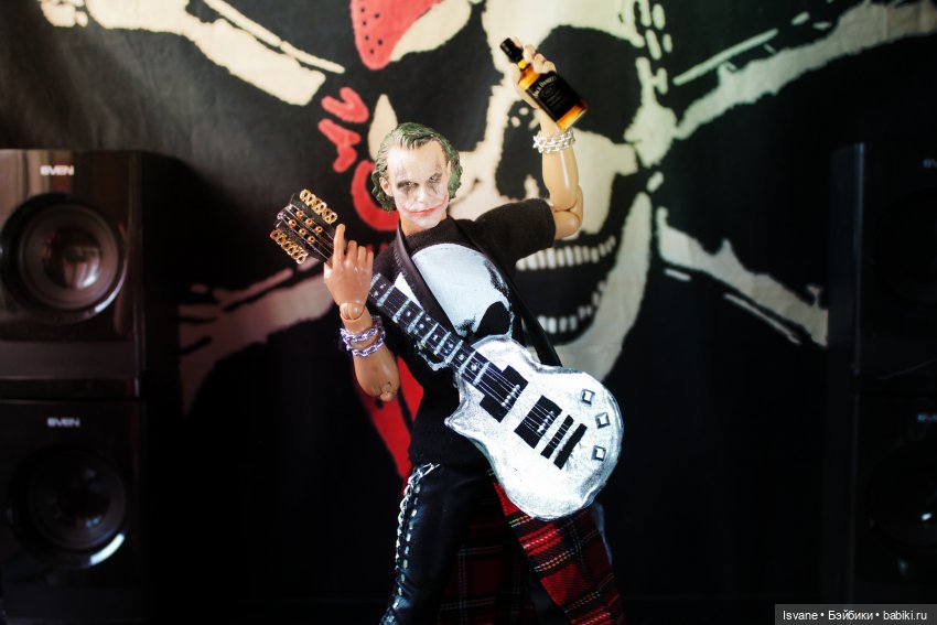 Моя коллекция. Кукольные мужчины: Джонатан Керлинг (Heath Ledger Joker Head Sculpt) (фото 10)