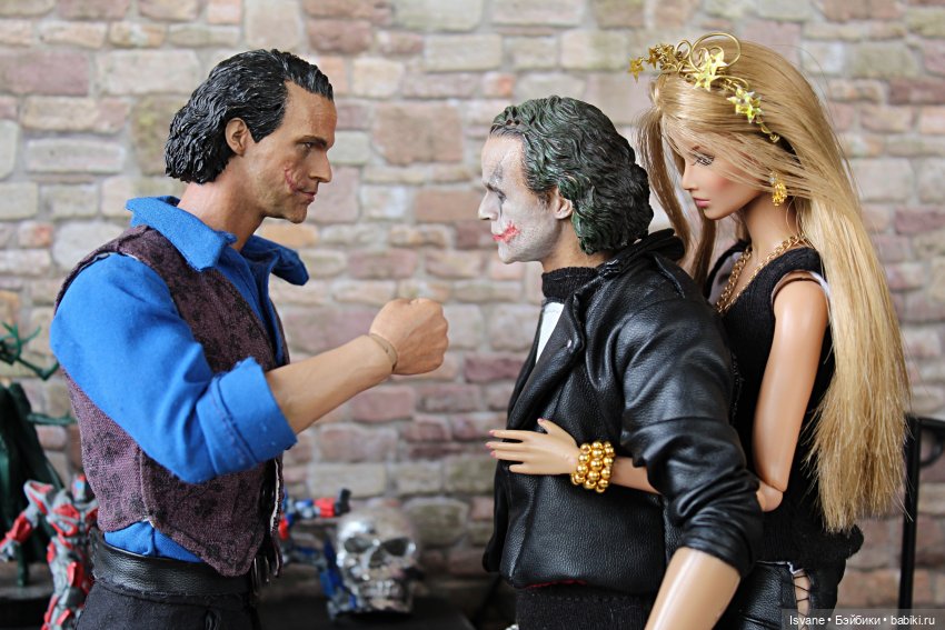 Моя коллекция. Кукольные мужчины: Джонатан Керлинг (Heath Ledger Joker Head Sculpt)