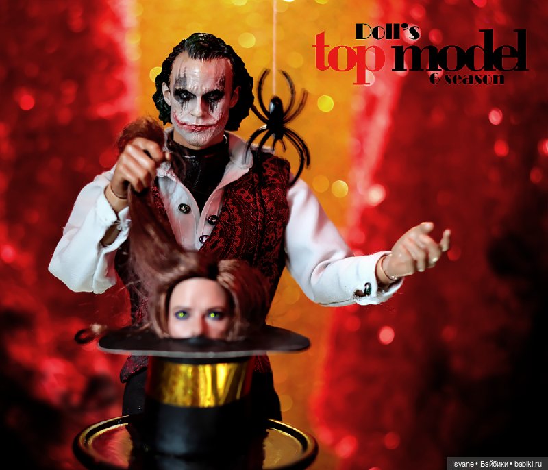 Моя коллекция. Кукольные мужчины: Джонатан Керлинг и внеконкурс DOLL'S TOP MODEL (Heath Ledger Joker Head Sculpt) | Бэйбики Моя коллекция. Кукольные мужчины: Джонатан Керлинг и внеконкурс DOLL'S TOP MODEL (Heath Ledger Joker Head Sculpt) (фото 8)
