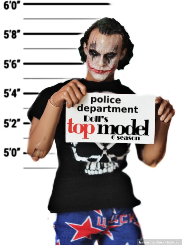 Моя коллекция. Кукольные мужчины: Джонатан Керлинг и внеконкурс DOLL'S TOP MODEL (Heath Ledger Joker Head Sculpt) | Бэйбики Моя коллекция. Кукольные мужчины: Джонатан Керлинг и внеконкурс DOLL'S TOP MODEL (Heath Ledger Joker Head Sculpt) (фото 2)