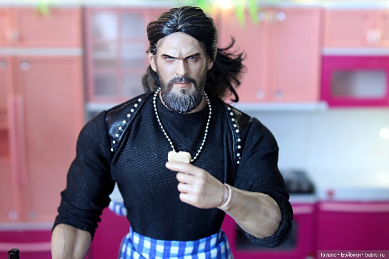 Моя коллекция. Кукольные мужчины: Габриэль Гарсия Мендес (Aquaman Jason Momoa Head Sculpt)