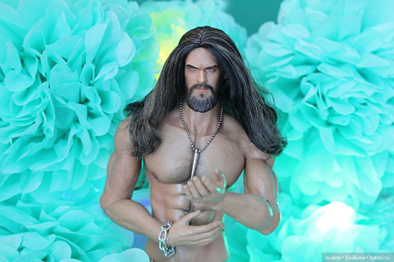 Моя коллекция. Кукольные мужчины: Габриэль Гарсия Мендес (Aquaman Jason Momoa Head Sculpt)