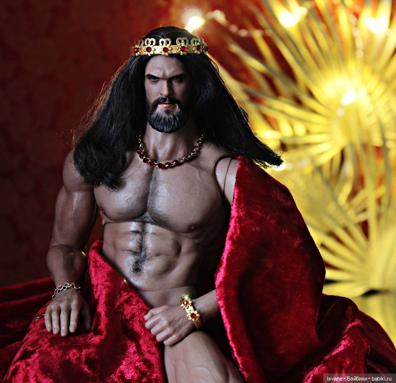 Моя коллекция. Кукольные мужчины: Габриэль Гарсия Мендес (Aquaman Jason Momoa Head Sculpt)