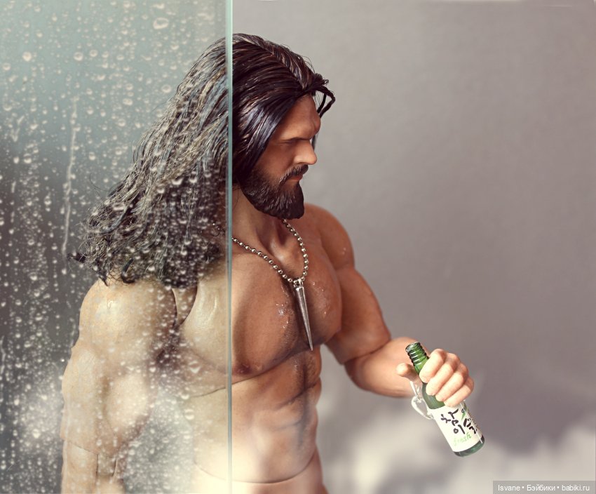 Моя коллекция. Кукольные мужчины: Габриэль Гарсия Мендес (Aquaman Jason Momoa Head Sculpt)