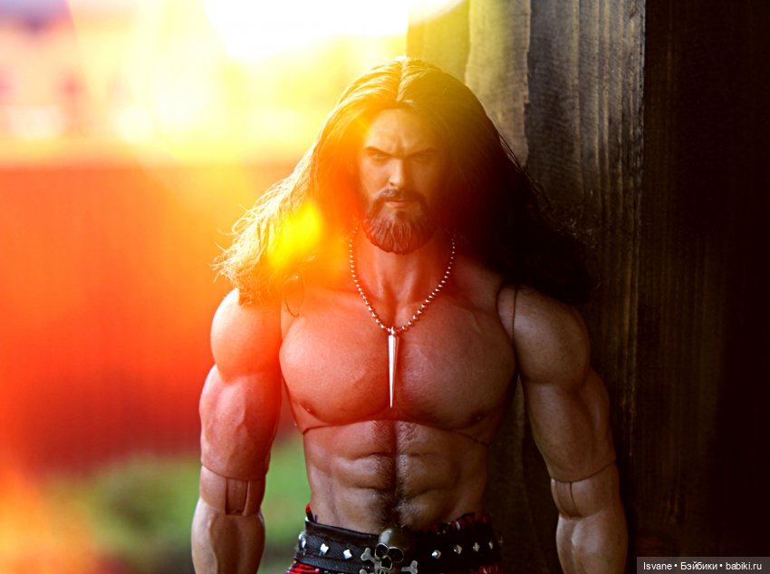 Моя коллекция. Кукольные мужчины: Габриэль Гарсия Мендес (Aquaman Jason Momoa Head Sculpt)