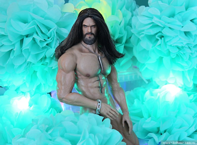 Моя коллекция. Кукольные мужчины: Габриэль Гарсия Мендес (Aquaman Jason Momoa Head Sculpt)