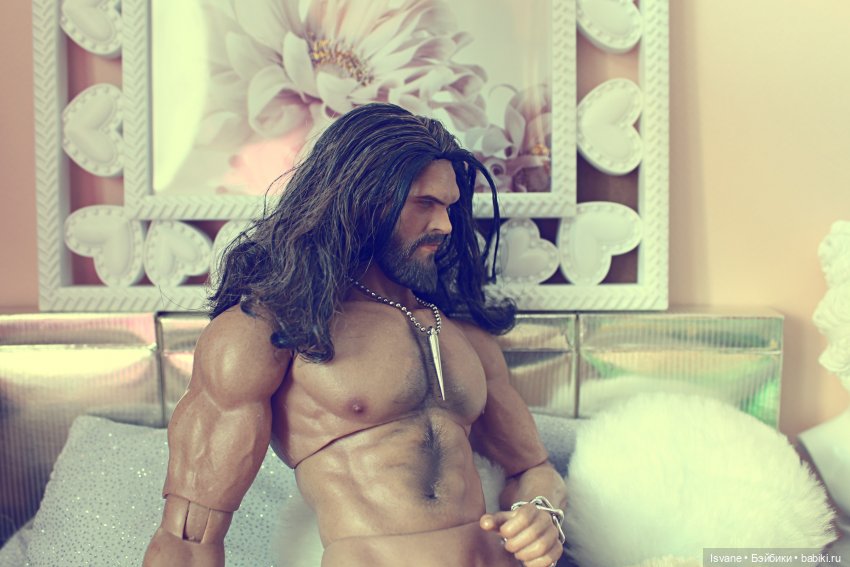 Моя коллекция. Кукольные мужчины: Габриэль Гарсия Мендес (Aquaman Jason Momoa Head Sculpt)