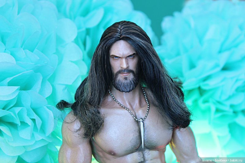 Моя коллекция. Кукольные мужчины: Габриэль Гарсия Мендес (Aquaman Jason Momoa Head Sculpt)