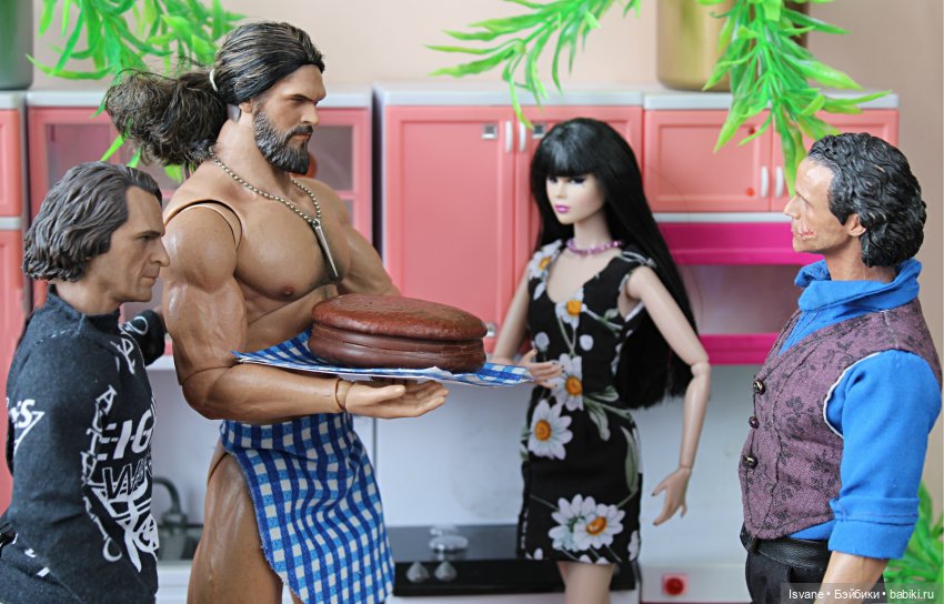 Моя коллекция. Кукольные мужчины: Габриэль Гарсия Мендес (Aquaman Jason Momoa Head Sculpt)