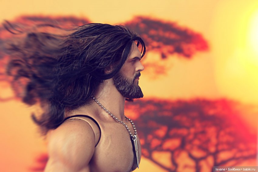 Моя коллекция. Кукольные мужчины: Габриэль Гарсия Мендес (Aquaman Jason Momoa Head Sculpt)