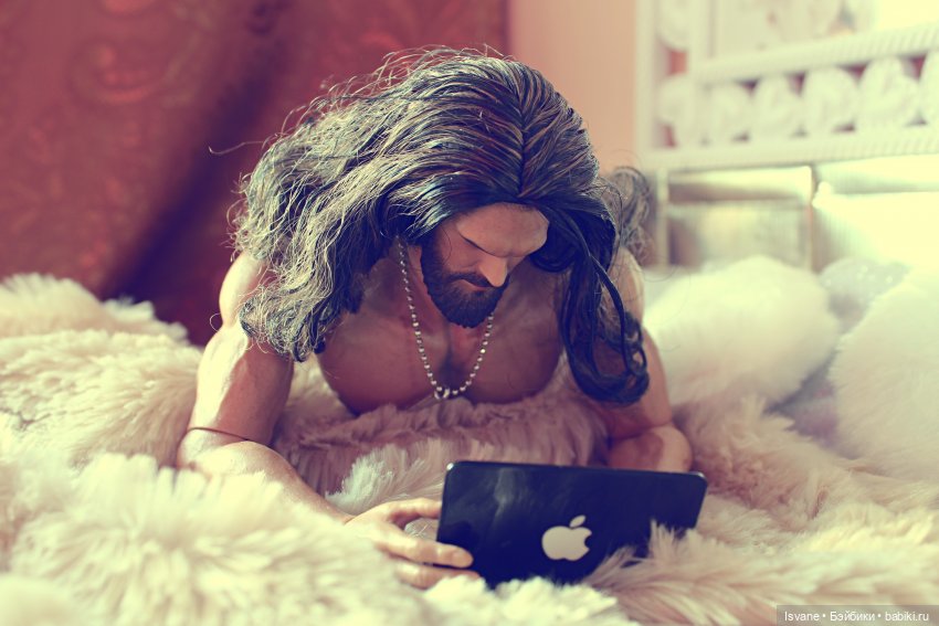 Моя коллекция. Кукольные мужчины: Габриэль Гарсия Мендес (Aquaman Jason Momoa Head Sculpt)