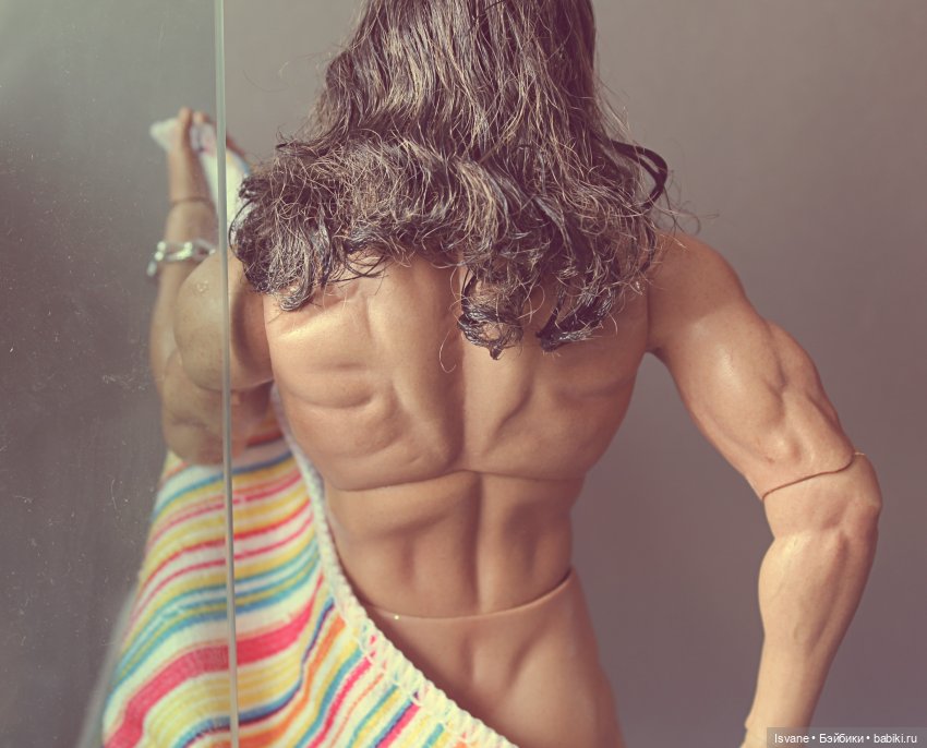 Моя коллекция. Кукольные мужчины: Габриэль Гарсия Мендес (Aquaman Jason Momoa Head Sculpt)