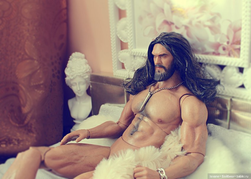 Моя коллекция. Кукольные мужчины: Габриэль Гарсия Мендес (Aquaman Jason Momoa Head Sculpt)