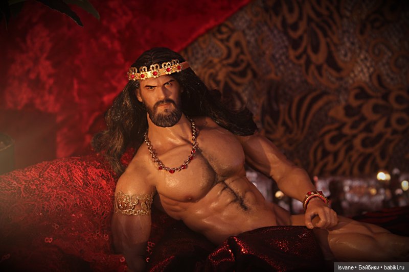 Моя коллекция. Кукольные мужчины: Габриэль Гарсия Мендес (Aquaman Jason Momoa Head Sculpt)