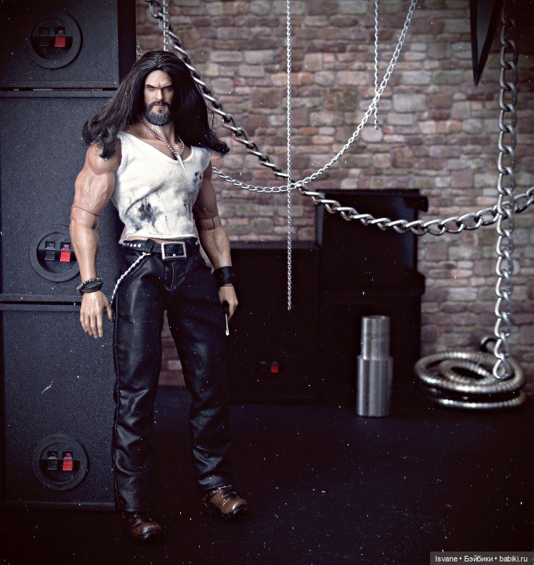 Моя коллекция. Кукольные мужчины: Габриэль Гарсия Мендес (Aquaman Jason Momoa Head Sculpt)