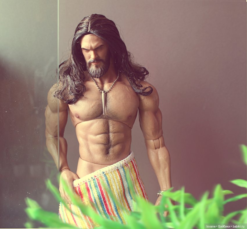 Моя коллекция. Кукольные мужчины: Габриэль Гарсия Мендес (Aquaman Jason Momoa Head Sculpt)