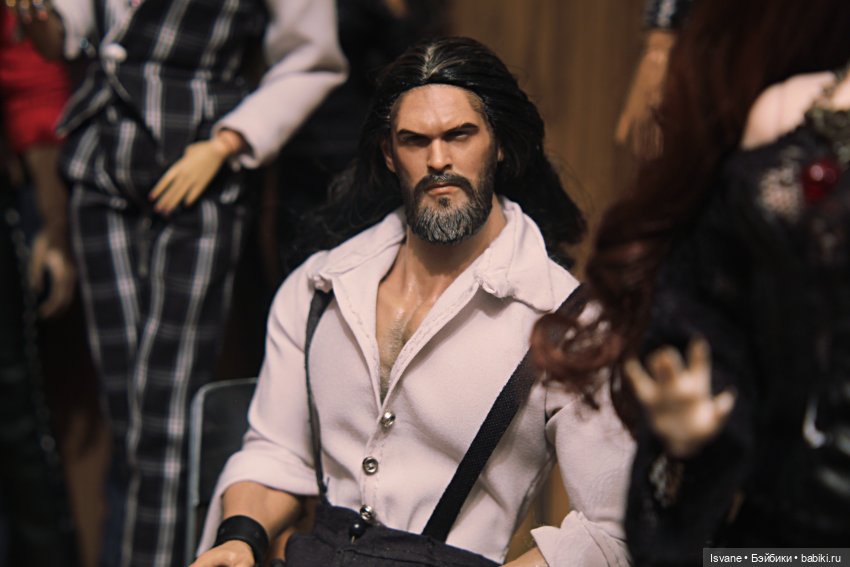 Моя коллекция. Кукольные мужчины: Габриэль Гарсия Мендес (Aquaman Jason Momoa Head Sculpt)