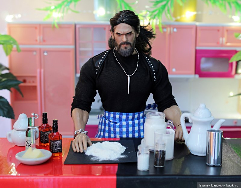 Моя коллекция. Кукольные мужчины: Габриэль Гарсия Мендес (Aquaman Jason Momoa Head Sculpt)