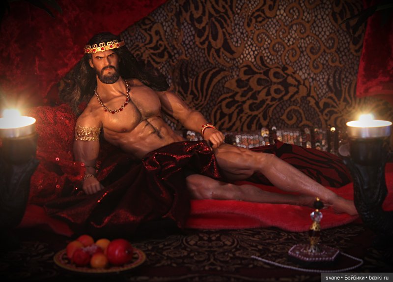 Моя коллекция. Кукольные мужчины: Габриэль Гарсия Мендес (Aquaman Jason Momoa Head Sculpt)