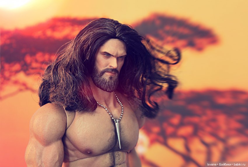 Моя коллекция. Кукольные мужчины: Габриэль Гарсия Мендес (Aquaman Jason Momoa Head Sculpt)