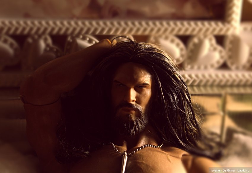 Моя коллекция. Кукольные мужчины: Габриэль Гарсия Мендес (Aquaman Jason Momoa Head Sculpt)