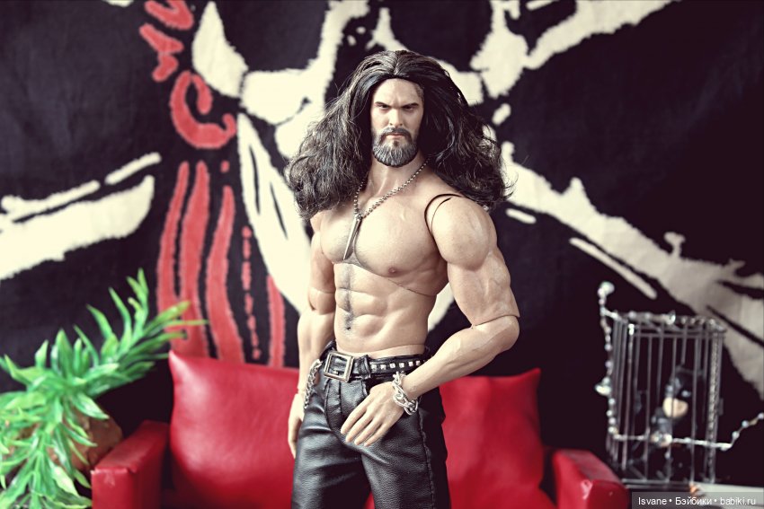 Моя коллекция. Кукольные мужчины: Габриэль Гарсия Мендес (Aquaman Jason Momoa Head Sculpt) (фото 3)