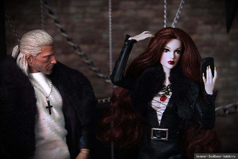 Моя коллекция. Кукольные мужчины: Эндрю "Бесяра" Пиктон. (Geralt of Rivia, the White Wolf Head Sculpt) (фото 5)