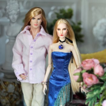 Ещё двое новеньких: Mr. Brightside Auden Adler от Integrity Toys и ООАК девушка