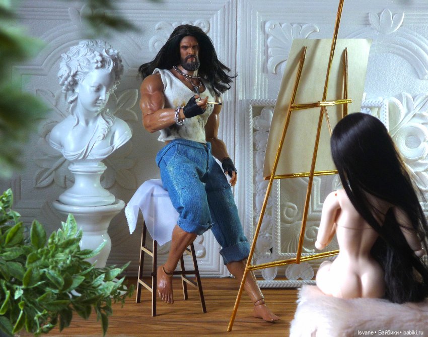 Моя работа для общего конкурса на тему "Художник и Муза" + немного технической информации (фото 8)