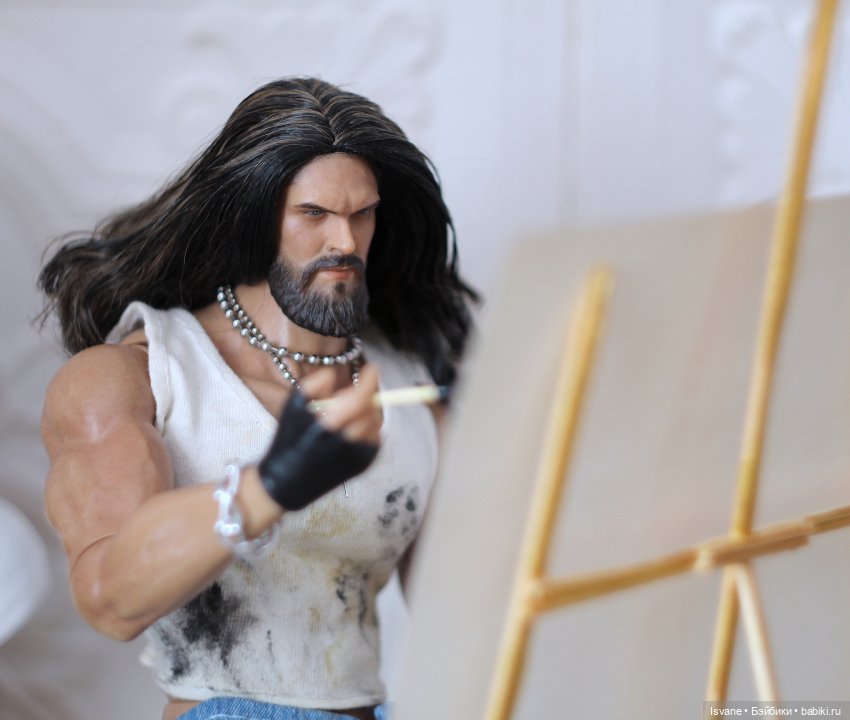 Моя работа для общего конкурса на тему "Художник и Муза" + немного технической информации (фото 4)