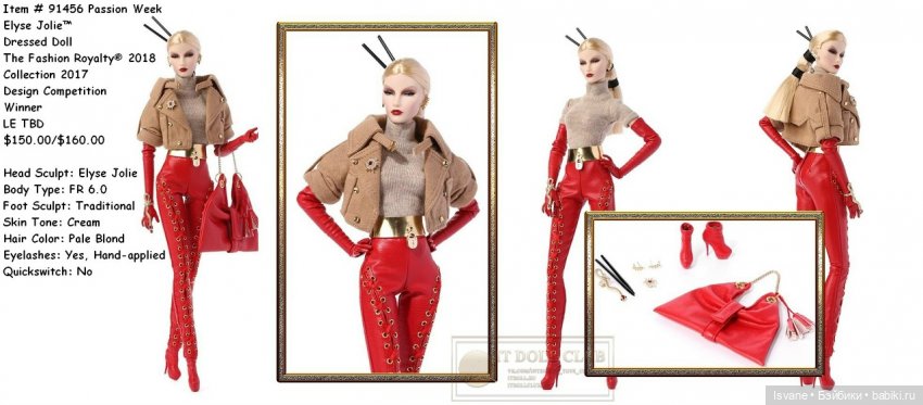 Моя коллекция. Integrity Toys. Элоиза Марковна - Elyse Jolie Passion Week