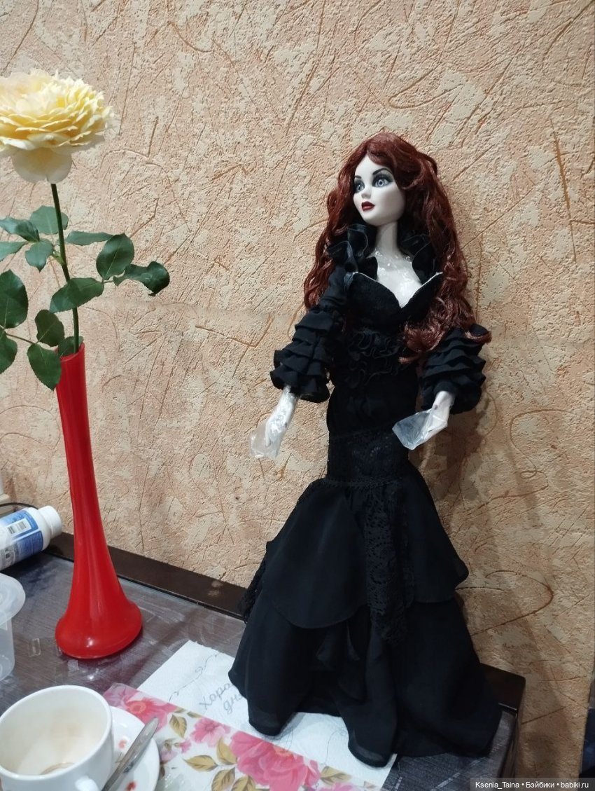 Эванджелин Tonner Evangeline Ghastly Dark Glamour | Бэйбики Эванджелин Tonner Evangeline Ghastly Dark Glamour (фото 4)