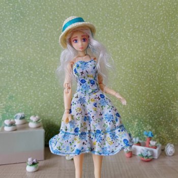 Девочка в платьце