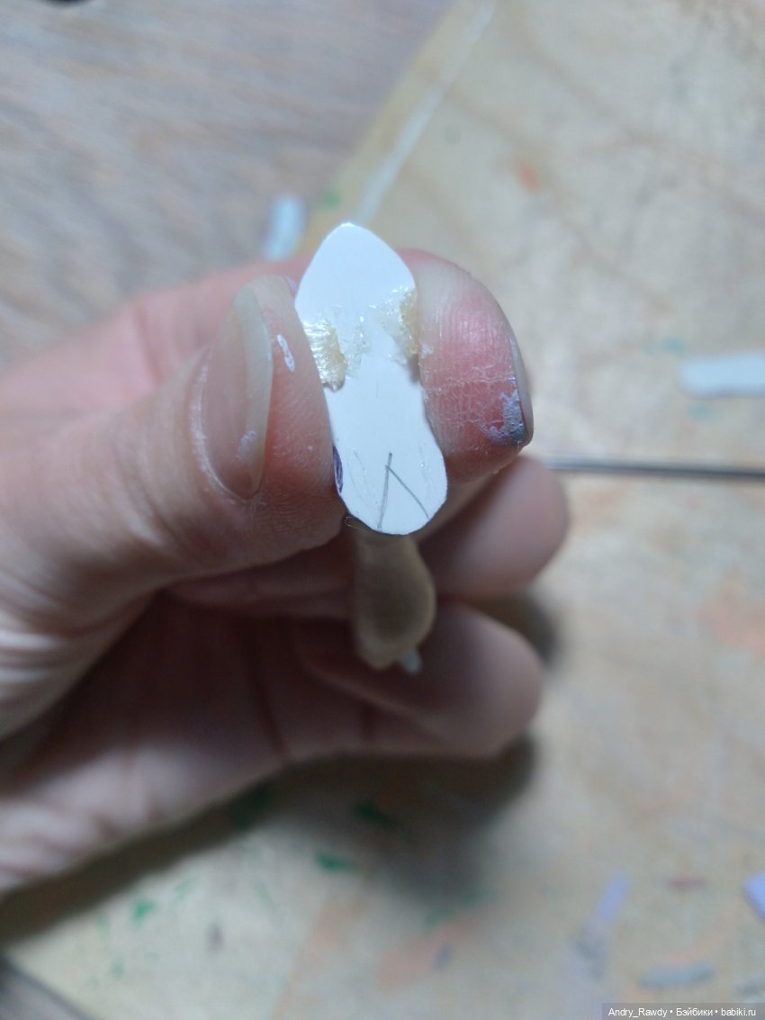 Как просто сделать босоножки кукле (фото 7)