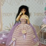 ООАК кукла Figma 1:12 Фиалка