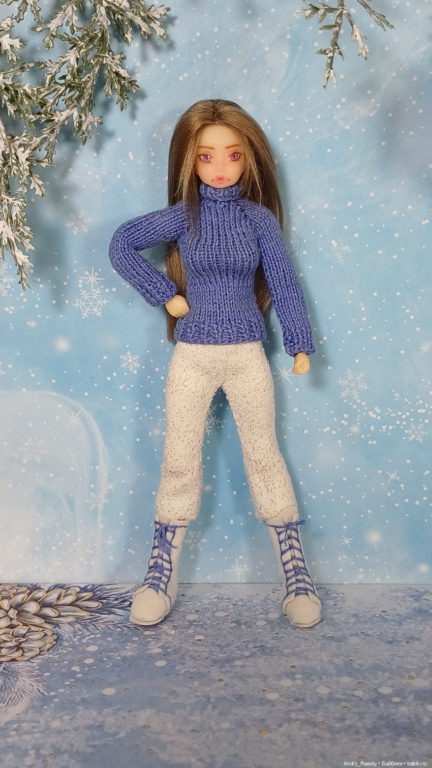 Зимняя леди — Разные шарнирные куклы (не БЖД): редкие (фото 9)