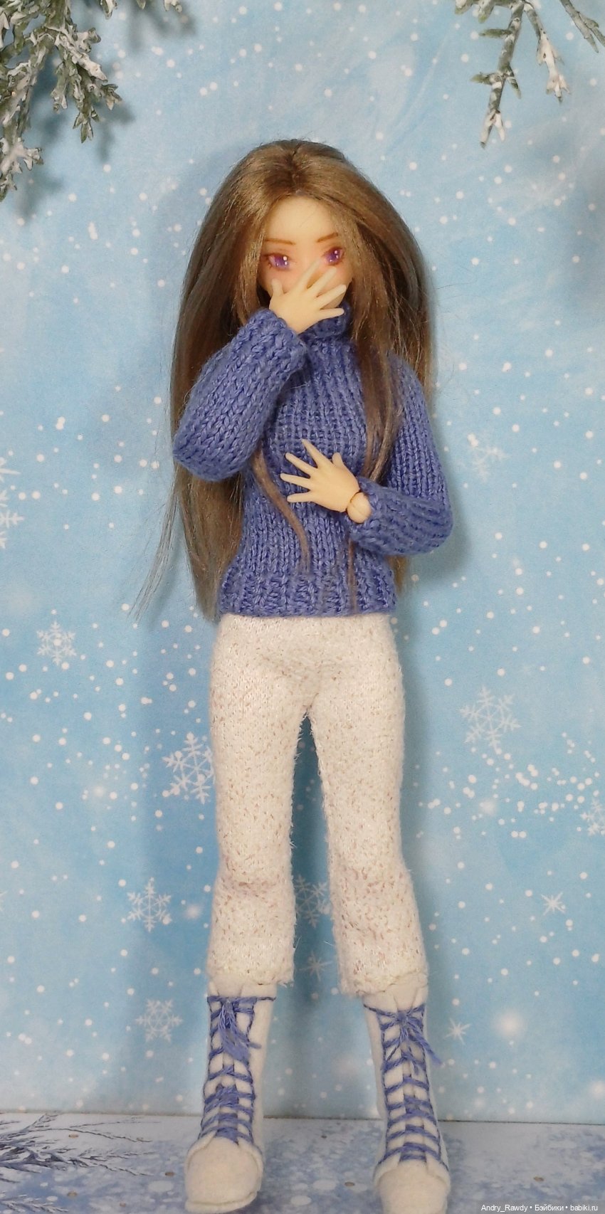 Зимняя леди — Разные шарнирные куклы (не БЖД): редкие (фото 10)