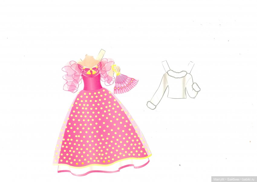 Бумажная кукла Маленькая фея (фото 4)