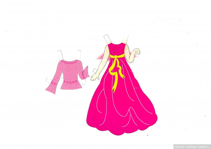 Бумажная кукла Маленькая фея (фото 2)