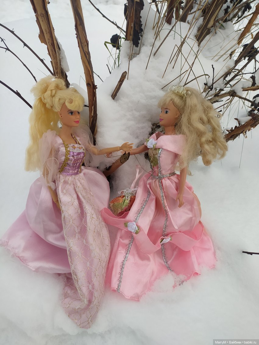 Зимняя прогулка - Лиза и Мишель (фото 4)