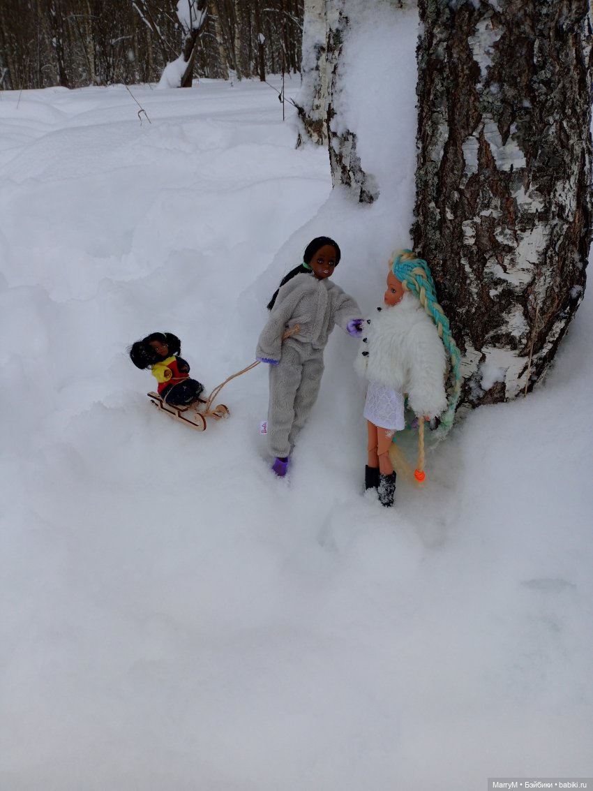 Зимняя прогулка - Кэнди и Штеффи (фото 4)