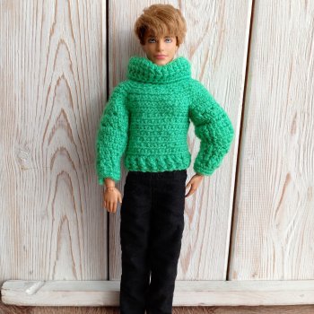 Свитер к 23 февраля для Кена