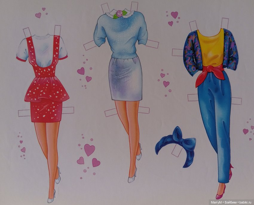 Бумажные куклы Барби и не только