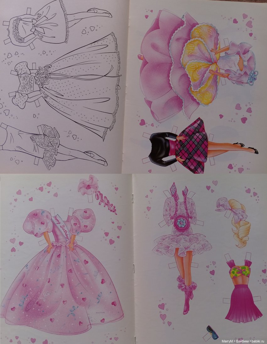 Бумажные куклы Барби и не только