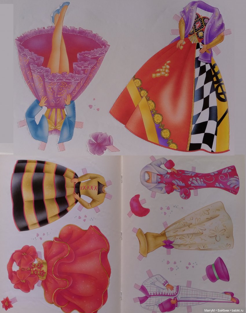 Бумажные куклы Барби и не только