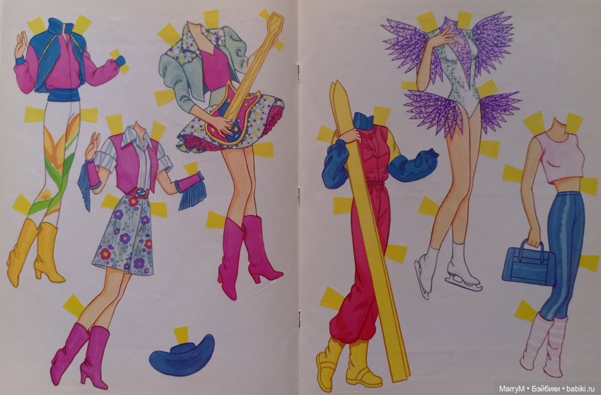 Бумажные куклы Барби и не только